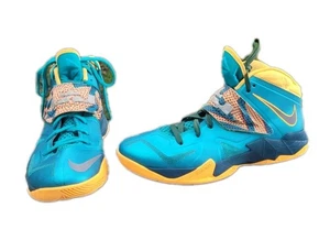 Nike Zoom LeBron Soldier 7 Turbo türkis Atomic Mango Nachtschatten - Herrenschuh Größe 8,5 - Bild 1 von 16