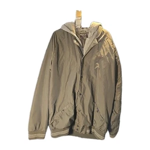 Guide Series Hooded Jacket Mens XLT Green Gray Zip Snap Fleece Hoodie Outdoor - Picture 1 of 9