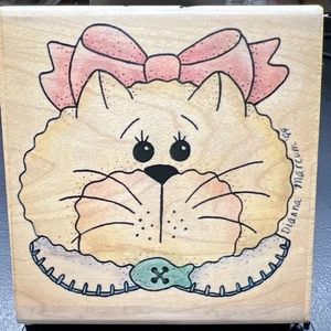 Dianna Marcum Miss Priss Katze Kätzchen Kätzchen Vintage Stampassions Gummistempel - Bild 1 von 4