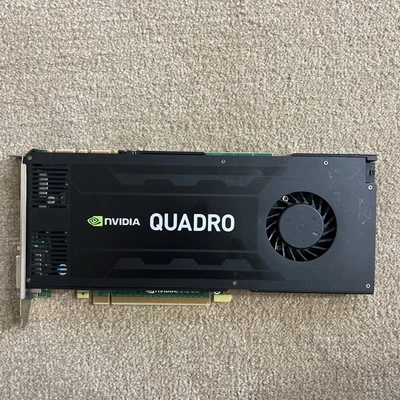 Nvidia Quadro K4200 4GB DDR5 PCIe Video Graphics Card J4F85 - Image 1 of 4