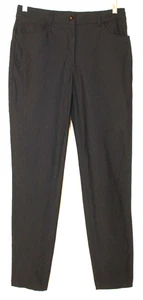 Lululemon size 10 City Sleek Slim-Fit 5 Pocket High-Rise Pants BLACK stretch - Picture 1 of 6