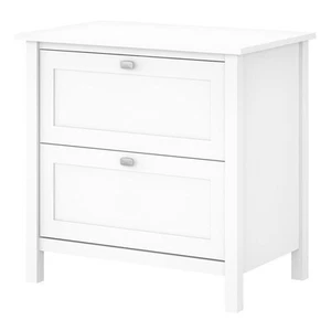Scranton & Co Furniture Broadview 2 Drawer File Cabinet in Pure White - Picture 1 of 7