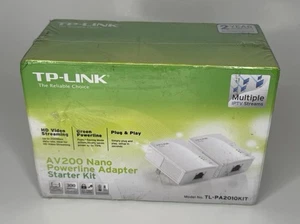 TP-Link AV200 Starter Kit: Model TL-PA2010KIT New Sealed - Picture 1 of 3
