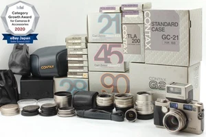 CLA'd Body **MINT++++ in Box** Contax G2 + 21mm 28mm 45mm 90mm Lens + TLA200 JPN - Imagen 1 de 24