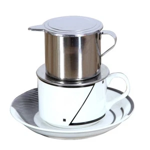 Vietnamese Coffee Filter Cup with Stainless Steel Mesh for Consistent Results - Picture 1 of 48