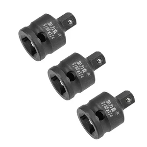 3pcs 3/8 Inch Drive x 1/4 Inch Impact Socket Reducer for Ratchet Wrenches - Picture 1 of 3