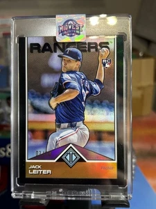 Colección Topps Transcendent Icons 2024 cromo Jack Leiter refractor negro #/10 - Imagen 1 de 3
