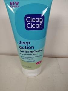 Clean & Clear Deep Action Exfoliating Scrub Oil Free Original Formula 5 Oz. - Picture 1 of 7