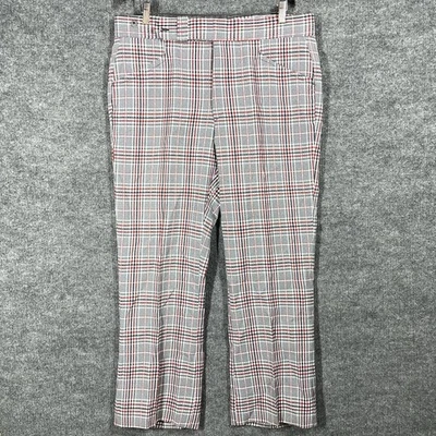 Pantalones de Colección Años 70 Jaymar Sansabelt Pantalones para Hombres 38x29 Cuadros Doble Tejido Poliéster Foto 1 de 4