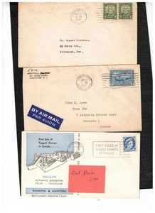 CANADA THREE INTERESTING COVERS (see scan) BOX 537 - Picture 1 of 1