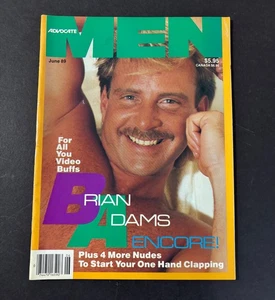 VINTAGE ADVOCATE ME MAGAZIN JUNI 1989 GAY INTEREST - Bild 1 von 1