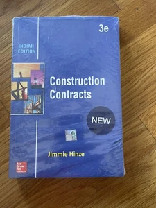 Construction Contracts by Jimmie Hinze (3rd Edition) Paperback - Picture 1 of 1