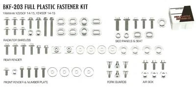KIT DE PERNOS DE PLÁSTICO ESTILO YAMAHA, KIT DE FIJACIÓN DE PLÁSTICO COMPLETO Foto 1 de 4