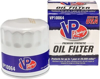 VP Racing VP10064 20,000 Mile Premium Full Synthetic Oil Filter — 第 1/4 张图片