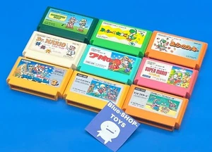 Lot 9 super Mario ( complete set ) Bros.USA Wario Yoshi NES Famicom Nintendo JP - Picture 1 of 24