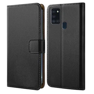 Housse de téléphone portable pour Samsung Galaxy A21s sac housse de protection housse de livre étui portefeuille - Photo 1/8