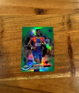 Wilfried Zaha 2018-19 Topps cromo Premier League refractor verde/99 casi nuevo+ - Imagen 1 de 2