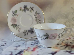 Estate Royal Worcester June Garland CUP & SAUCER vgc other pieces available  - Picture 1 of 6
