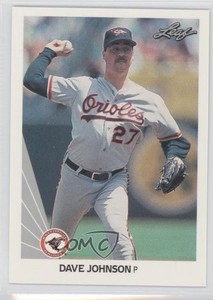 1990 Leaf Dave Johnson #434 Rookie RC