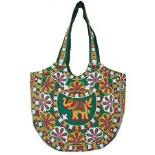 Indian Handmade Embroidered Handbag, Elephant Embroidered Design, Gifts For Her