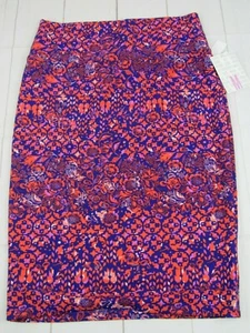 Lularoe Women's Cassie Purple & Red Skirt Size M NWT - Picture 1 of 3