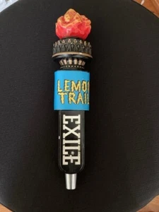 Exile Brewery Lemon Trail Beer Tap Handle Torch Flame - Picture 1 of 7