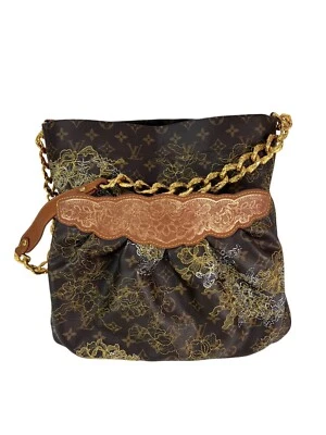 Bolso de Mano Louis Vuitton Dentelle Fersen Dorado Monograma Edición Limitada eBay Live Foto 1 de 4