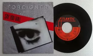 "AUSLÄNDER ""Say You Will / A Night To Remember"" 1987 deutsch 7" - Bild 1 von 1