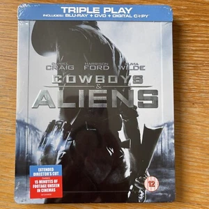 Cowboys & Aliens HMV Exclusive UK Blu-ray Steelbook - Picture 1 of 2