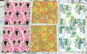 6 hojas completas de 30 x 20 sin cortar vintage década de 1960 envoltura de regalo para todo uso - Imagen 1 de 4