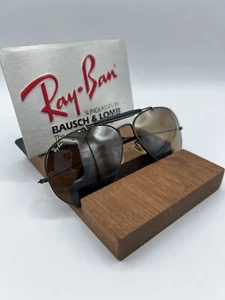 Gafas de sol vintage Ray Ban B&L negras cromadas b15 TGM L1635 62 mm - Imagen 1 de 12