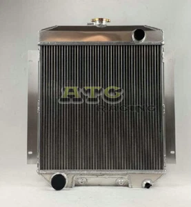 3 Row All Aluminum Radiator for 1955 1956 Mercury Custom V8 Engine 55 56 - Picture 1 of 9