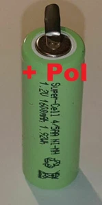 Ricambio Batteria Nimh per Braun Oral B 4729 4716 3756 1,2V 1600mAh Saustark - Foto 1 di 5