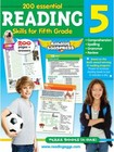 200 Essential Reading Skills for Fifth Grade by Laura Anderson 2018 Paperback