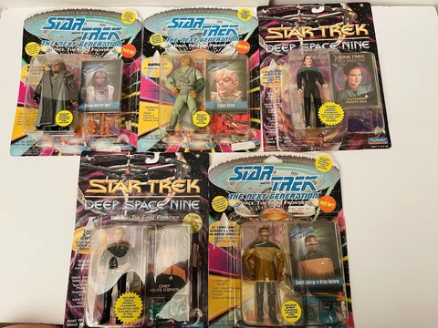 Star Trek 1993 Deep Space Nine /The Next Generation  Action Figures Lot Of 5. Cover