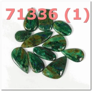 Azurite Malachite Cabs Wholesale Lot Azurite Malachite , Natural Malchite 71336 - Picture 1 of 1