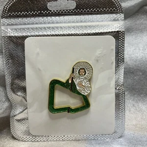 Pin San Judas Tadeo / St. Jude Metal Pin for Hats - Picture 1 of 4