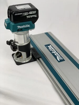 Adaptador/adaptador de enrutador Makita DRT50Z, RT0700CX para riel guía de vía de inmersión Makita