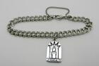 James Avery Sterling Silver Medium Curb Bracelet with Retired Millennium Charm