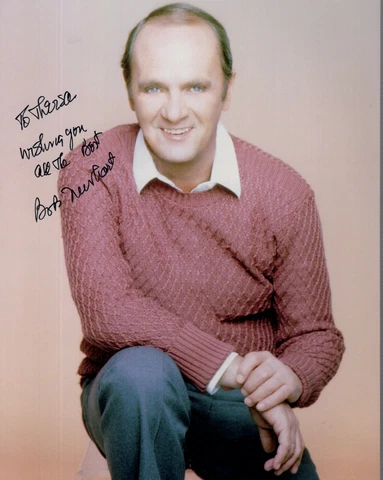 BOB NEWHART HAND SIGNED 8x10 COLOR PHOTO+COA       COMEDY LEGEND     TO THERESA Cover