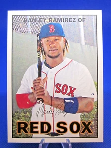 2016 TOPPS HERITAGE #45 HANLEY RAMIREZ SP COLOR SWAP VARIATION BOSTON RED SOX - Picture 1 of 2
