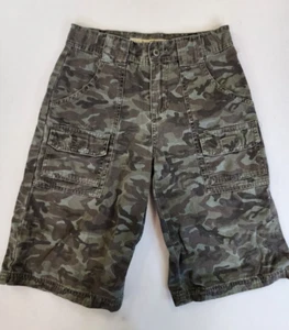 Cabela's the Pocket Hiker Boys 14 Camo Shorts Outdoor Hunting Adjustable Waist - Picture 1 of 10