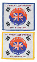 1991 World Scout Jamboree UK GREATER LONDON SOUTHERN COUNTIES Contingent Patch