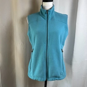 REI Polartec Womens S Turquoise Sleeveless Fleece Vest Hiking Outdoor Camping - Picture 1 of 11