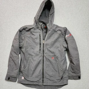 Ariat FR CAT 4 Hooded Canvas Arbeitsjacke Herren mittelgrau CorDura schwer entflammbar - Bild 1 von 16