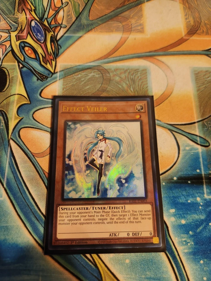 Yugioh! Effect Veiler RA01-EN003 Prismatic Ultimate 1st Nm Foto 1 de 1