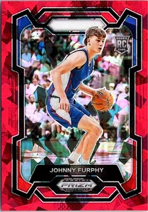2024 Panini Prizm Draft Picks #91 Johnny Furphy #91 Prizms Red Ice - Bild 1 von 2