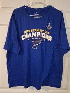 St. Louis Blues 2019 Stanley Cup Champions T-Shirt Größe XL - Bild 1 von 3