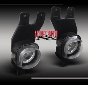 99-04 FORD F250 F350 SUPER DUTY/00-04 EXCURSION HALO PROJECTOR FOG LIGHTS CHROME - Picture 1 of 2