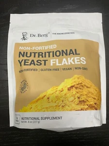 Dr Berg Nutritional Yeast Flakes 8 Oz, Nutritional Non GMO And Gluten Free Flake - Picture 1 of 1